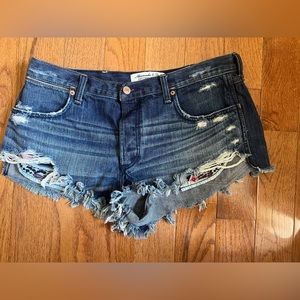 Abercrombie jean shorts